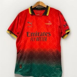 Puma off white AC Milan soccer football Jersey